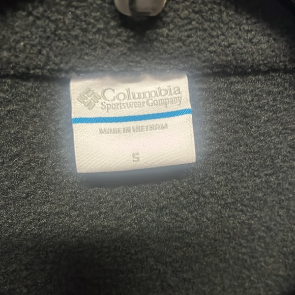 Women’s/Unisex black Columbia fleece jacket - Picture 3 of 10